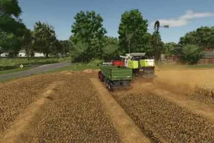 Ефективний Причіп Fliegl TDK 160 — Універсальний Балеперевізник для FS25