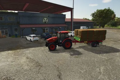 Ефективний Причіп Strautmann SEK 802 для Перевезення Тюків і Сипучих у FS25 — 4