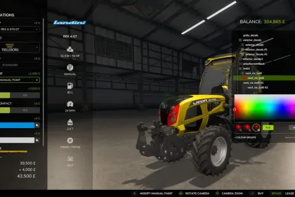 Manual Paint - Per-Material Vehicle Colours do Farming Simulator 25 — 4