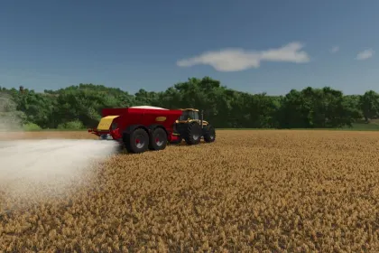 Effektiver Düngerstreuer Bredal K 165 mit großer Kapazität für FS25 — 2