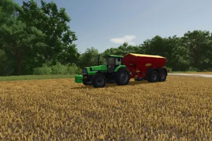 Effektiver Düngerstreuer Bredal K 165 mit großer Kapazität für FS25 — 3