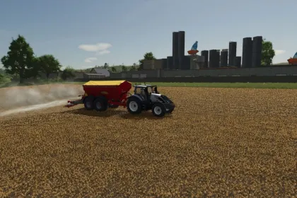 Effektiver Düngerstreuer Bredal K 165 mit großer Kapazität für FS25 — 4