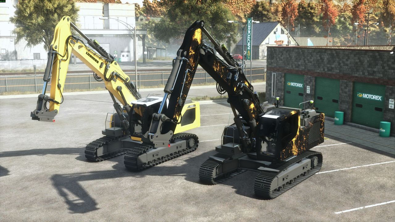 Liebherr R930 G8 Litronic do Farming Simulator 25