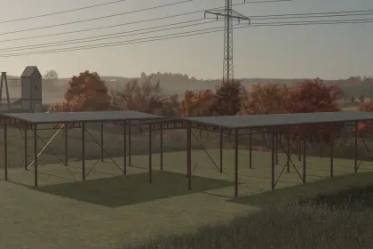Pack of old bale sheds for Farming Simulator 25 — 2