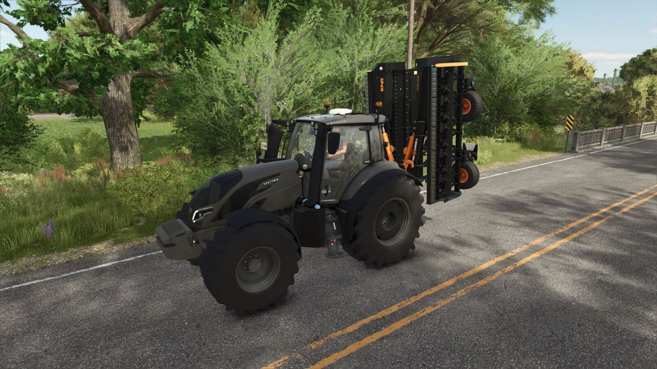 Efficient Mulcher TMC Cancela TJP610 6m for Quick Field Cleaning in FS25