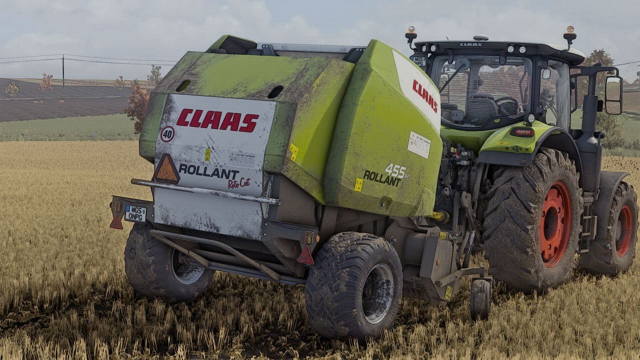 Claas Rollant 455 RotoCut do Farming Simulator 25