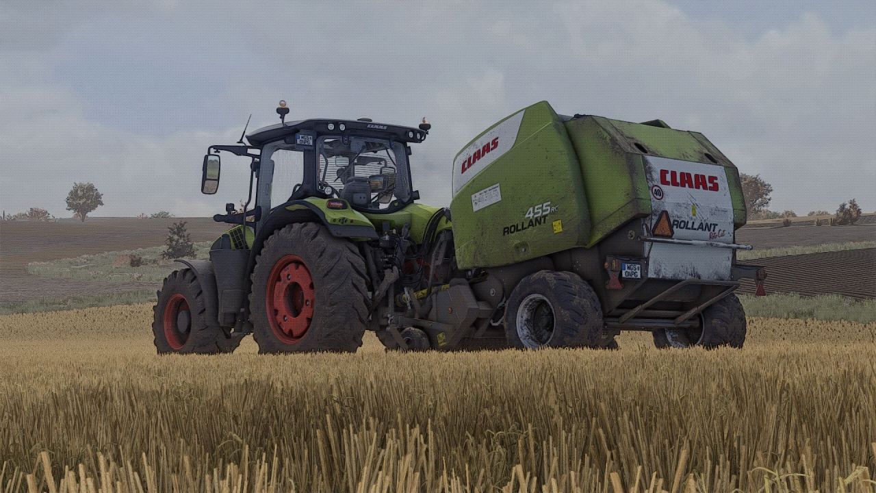 Claas Rollant 455 RotoCut do Farming Simulator 25