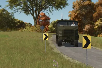 M1083 FMTV 6x6 General Utility Truck do Farming Simulator 25