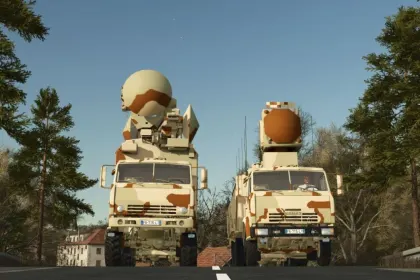 Military KamAZ Communications Pack do Farming Simulator 25