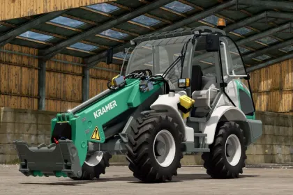 Effizienter Frontlader Kramer KL308T für Ballen und Anhänger in FS25 — 1