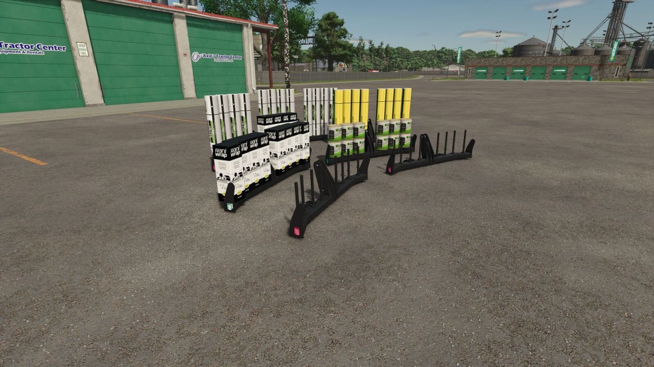 Efektywny Net Holder Front — Przedni Trawnik Siatek i Folii (8 Rol) dla FS25