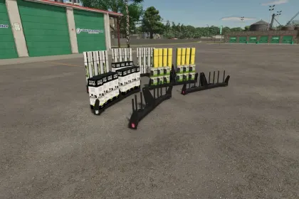 Efektywny Net Holder Front — Przedni Trawnik Siatek i Folii (8 Rol) dla FS25