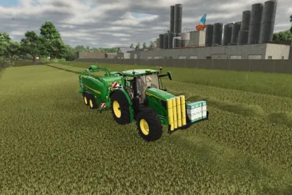 Ефективний Net Holder Front — Передній Тримач Сітки та Плівки (8 Рулонів) для FS25 — 4