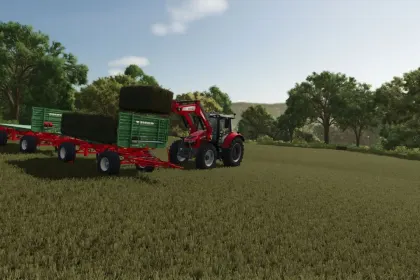 Ефективний Причеп Welger DK115 для Тюків і Вантажів у Farming Simulator 25 — 4