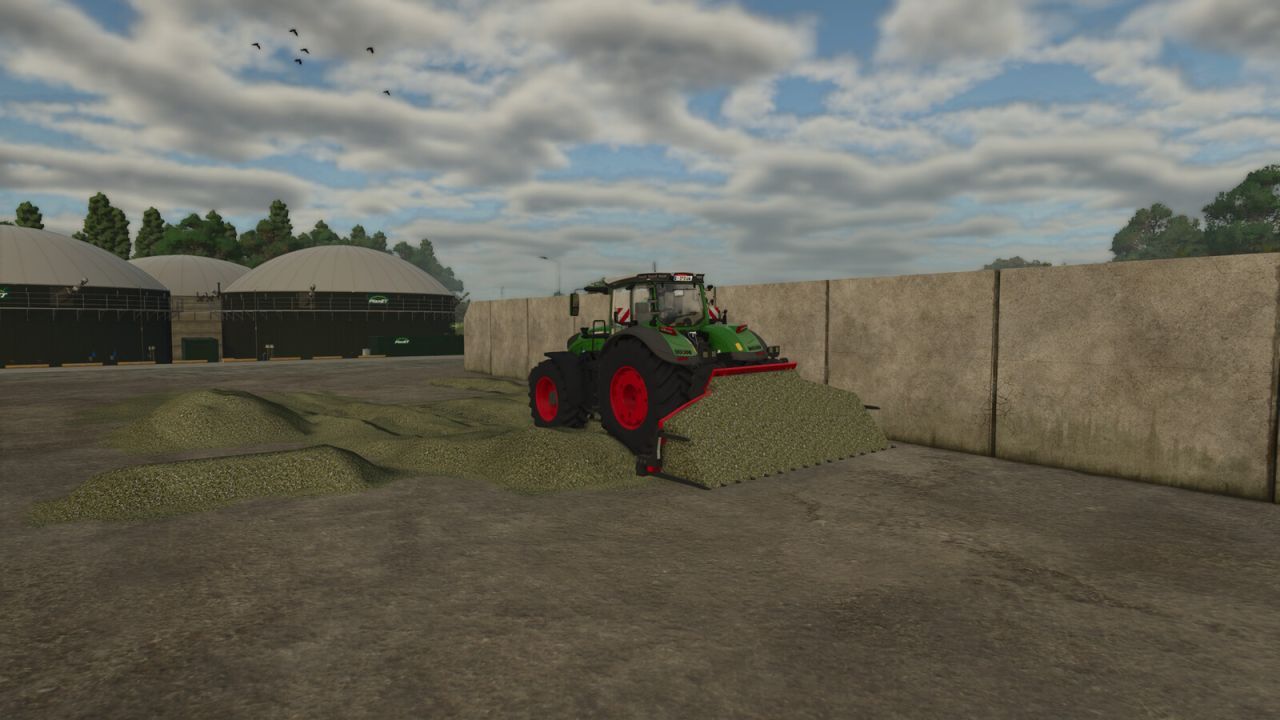 Efficient Forks for Silage MDE Falcon FT16 — Folding Tool for Loaders in FS25