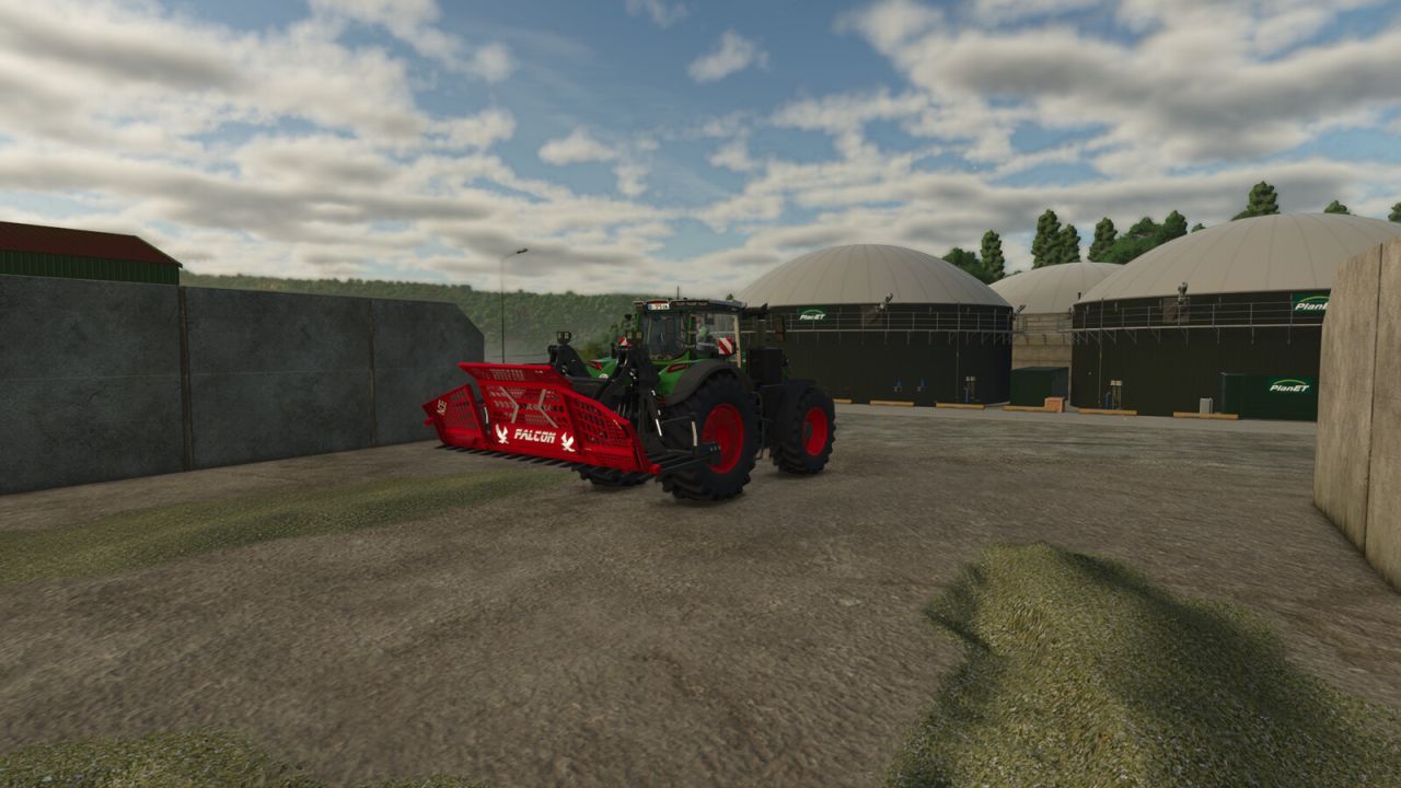 Efficient Forks for Silage MDE Falcon FT16 — Folding Tool for Loaders in FS25