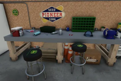 Nowy 72x112 Morton Shop — Przestronny Garaż-Hangar z Biurem dla Maszyn w FS25 — 5