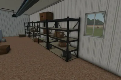 Nowy 72x112 Morton Shop — Przestronny Garaż-Hangar z Biurem dla Maszyn w FS25 — 6