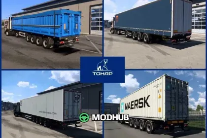 Anhänger Tonar Pack v1.3 für ETS2