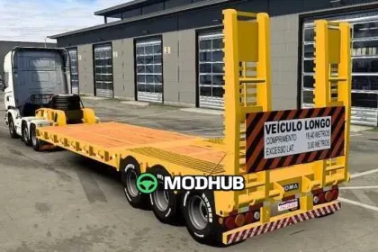 Noma Low Board Trailer v1.6 für ETS2