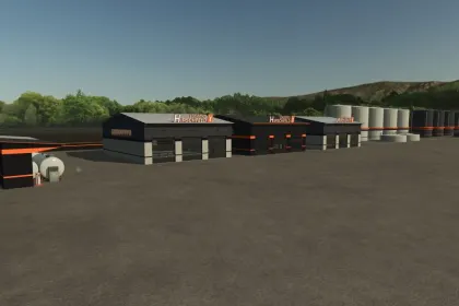 Nowe Budynki Logistyczne DLC Update dla Farming Simulator 25 — Styl i Funkcjonalność Hirschfeld