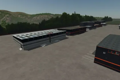 Nowe Budynki Logistyczne DLC Update dla Farming Simulator 25 — Styl i Funkcjonalność Hirschfeld
