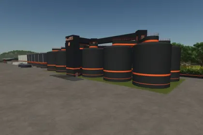 Nowe Budynki Logistyczne DLC Update dla Farming Simulator 25 — Styl i Funkcjonalność Hirschfeld