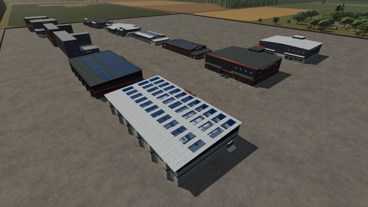 Нові Логістичні Будівлі Logistics DLC Update для Farming Simulator 25 — Стиль і Функціонал Hirschfeld