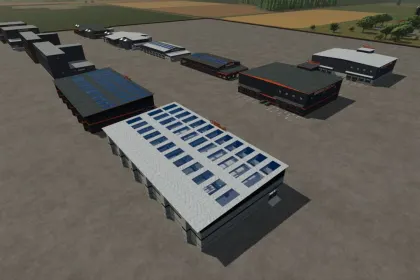 Nowe Budynki Logistyczne DLC Update dla Farming Simulator 25 — Styl i Funkcjonalność Hirschfeld