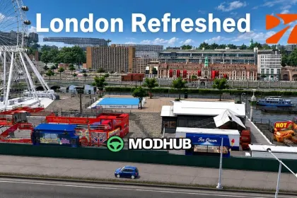 Map London Refreshed for ETS2