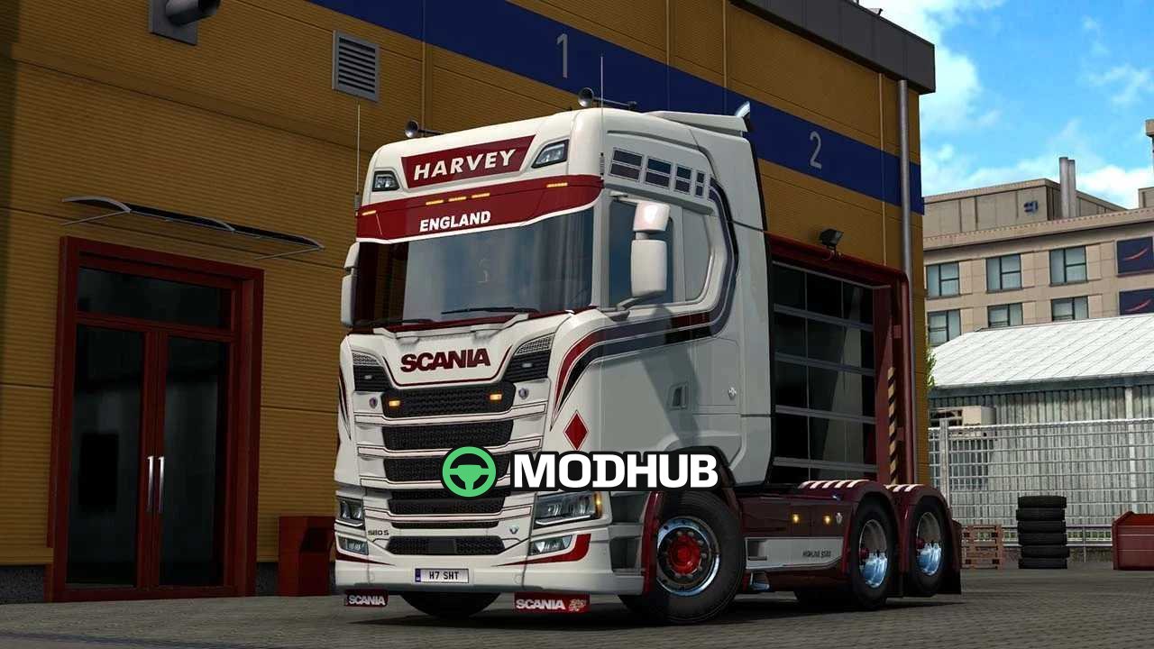 Osłona przeciwsłoneczna Scania S/R do ETS2