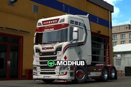Osłona przeciwsłoneczna Scania S/R do ETS2 — 2