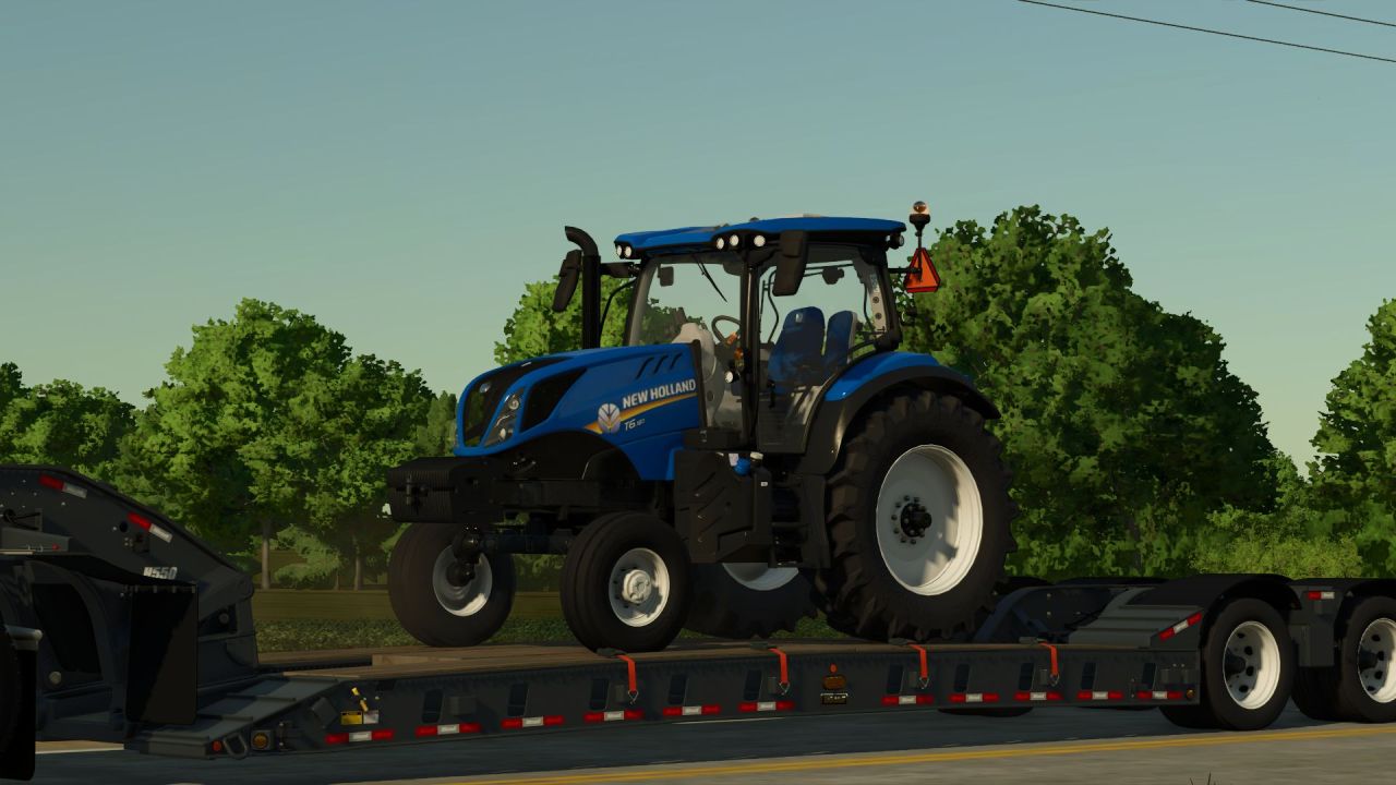 Efektywny Traktor New Holland T6 2WD do Farming Simulator 25 — Prosta Konwersja do Pracy w Polu