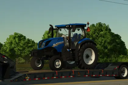 Ефективний Трактор New Holland T6 2WD для Farming Simulator 25 — Простий Конверт для Роботи в Полі — 1