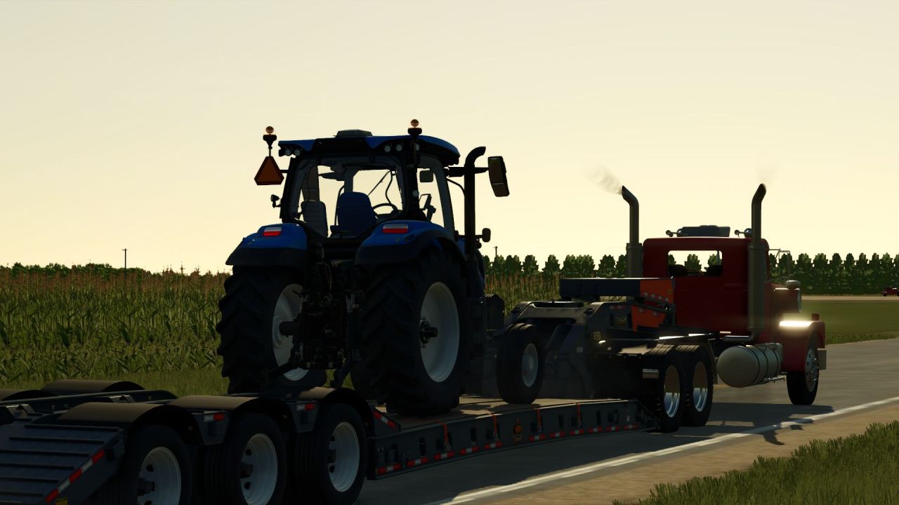 Ефективний Трактор New Holland T6 2WD для Farming Simulator 25 — Простий Конверт для Роботи в Полі