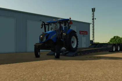 Ефективний Трактор New Holland T6 2WD для Farming Simulator 25 — Простий Конверт для Роботи в Полі — 3