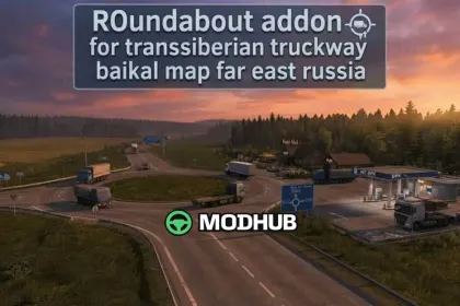 Map Transsiberian Truckway / Baikal for ETS2