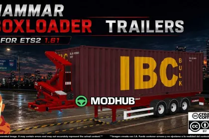 Trailer HAMMAR BOXLOADER TRAILERS v2.0 for ETS2