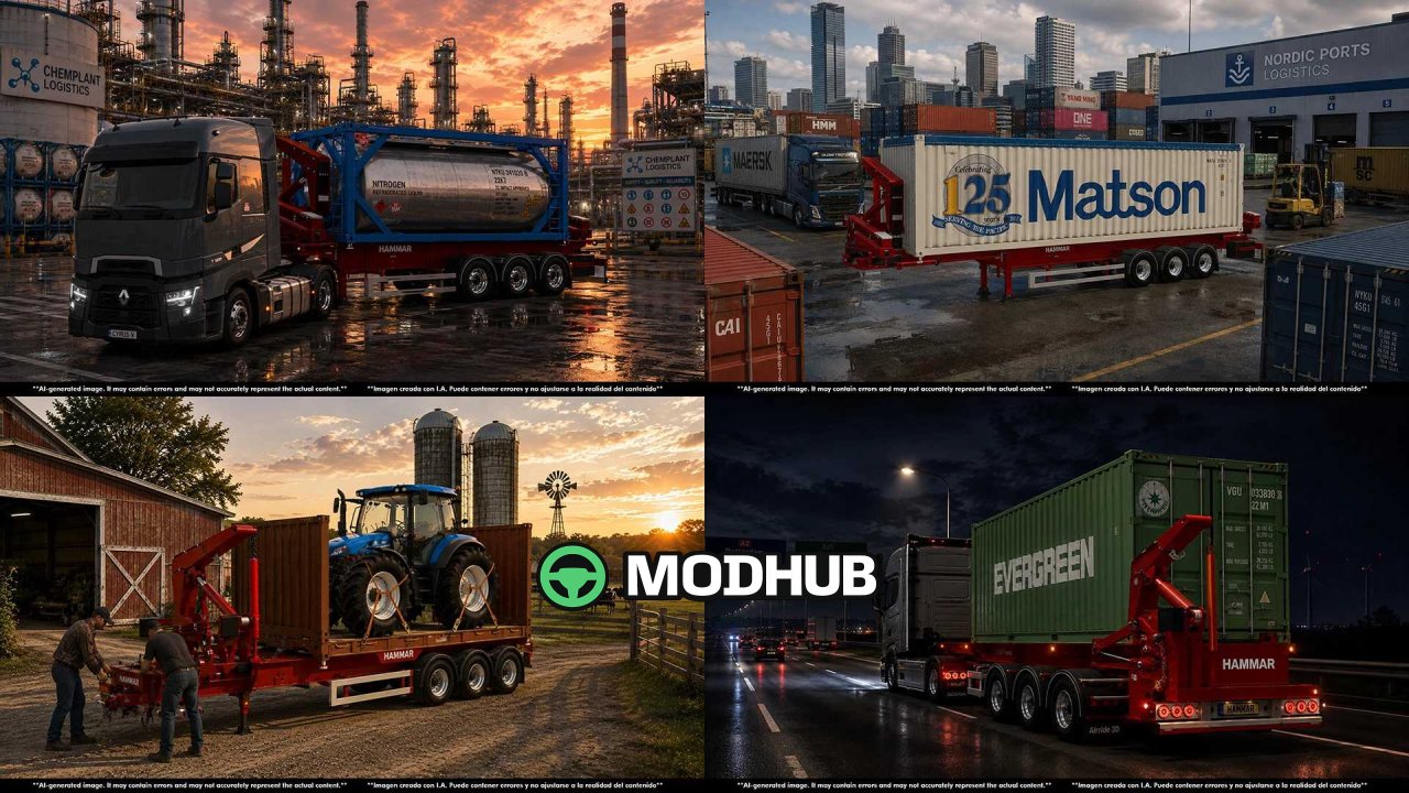 Trailer HAMMAR BOXLOADER TRAILERS v2.0 for ETS2