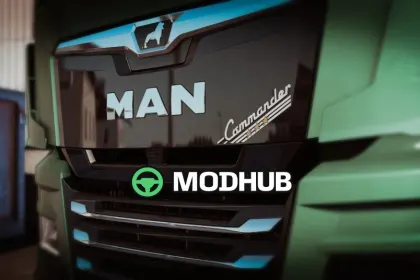 Передня маска MAN TG3 2020 Commander для ETS2