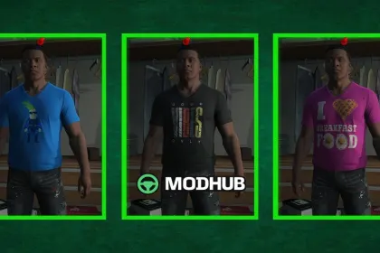 Футболки Franklin Custom для GTA 5 — 2
