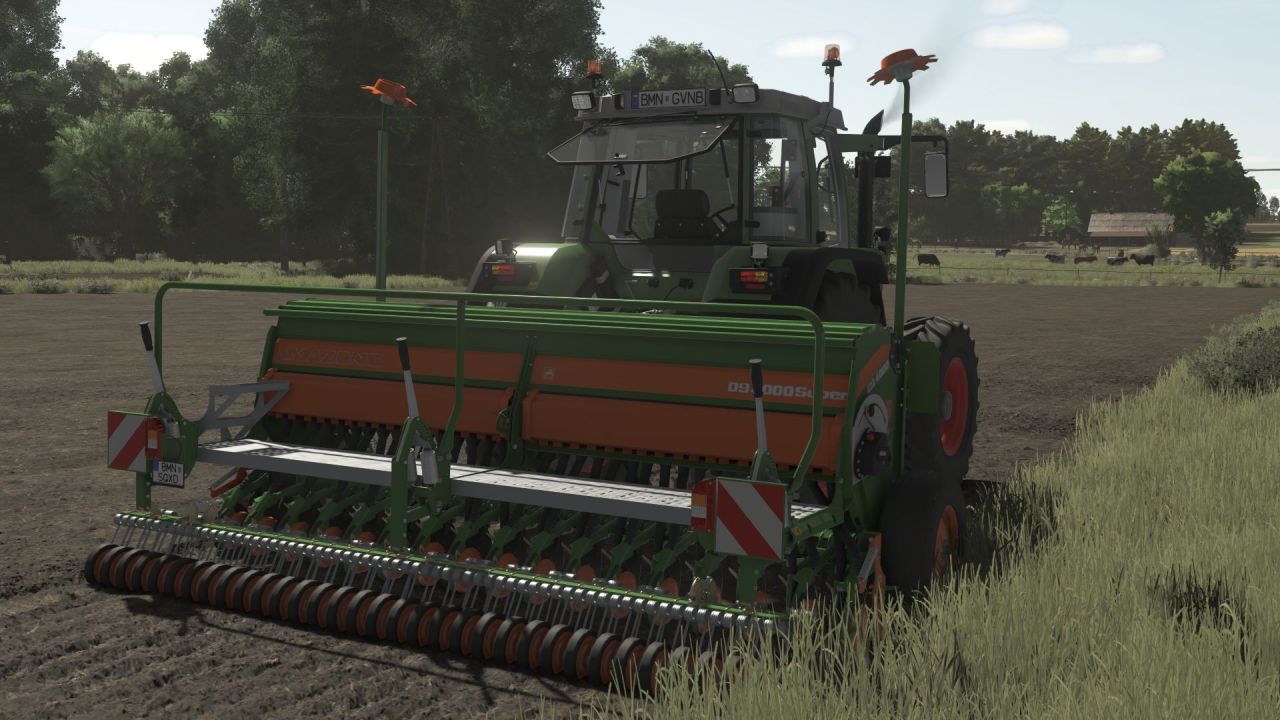 Effiziente Amazone D9 Pack (D9 3000/4000) für kleine Betriebe in FS25