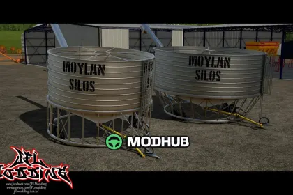 Silos Moylan Field Bin v1.0 do FS25 — 2
