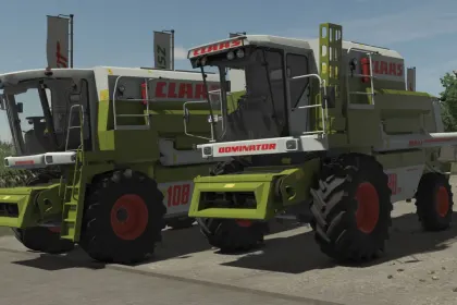 Legendarny Pak Kombajnów Claas Dominator 88/98/108 SL MAXI/VX do Farming Simulator 25 — 1