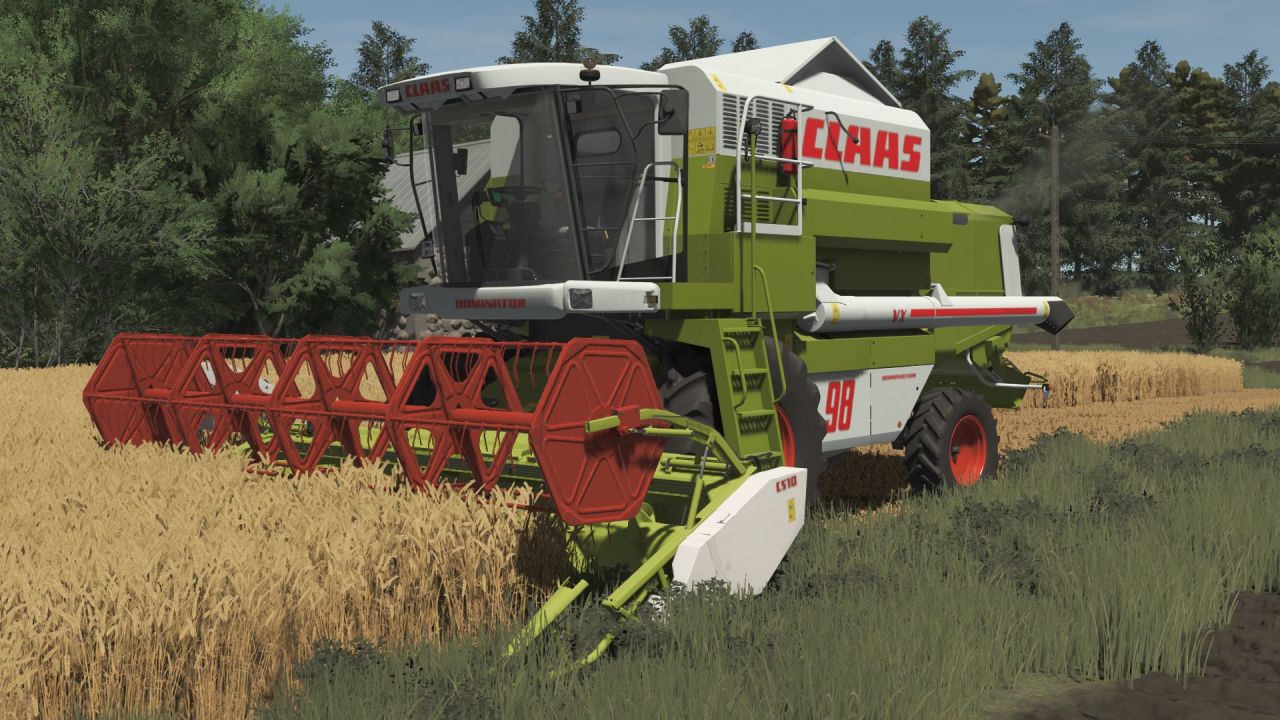 Legendarny Pak Kombajnów Claas Dominator 88/98/108 SL MAXI/VX do Farming Simulator 25