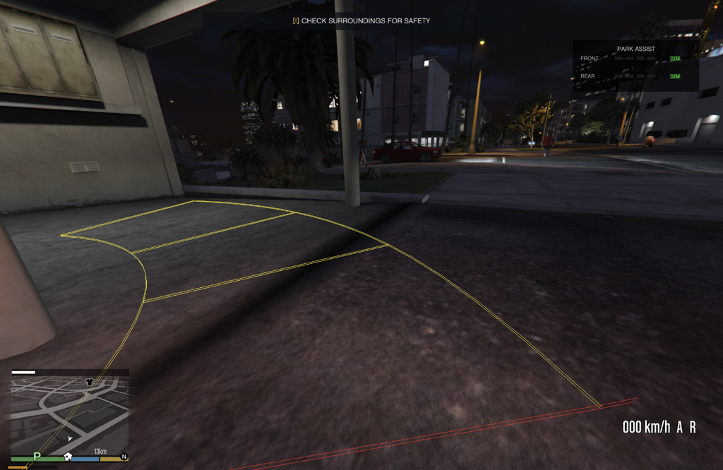 Realistic Reverse Backup Camera for GTA 5 — 3