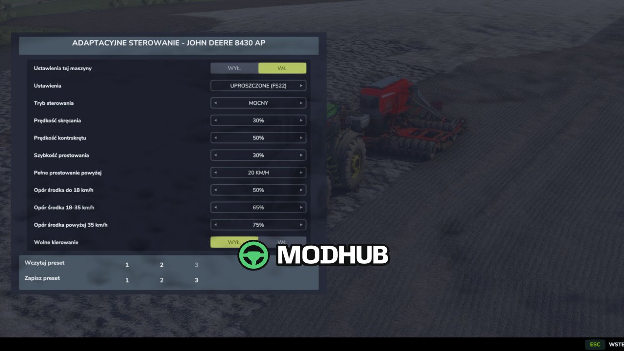 Adaptive Steering V1.2 for FS25