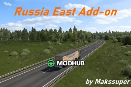 Map Russia East Add-on v1.1 for ETS2