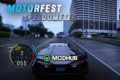 Motorfest Speedometer for GTA 5