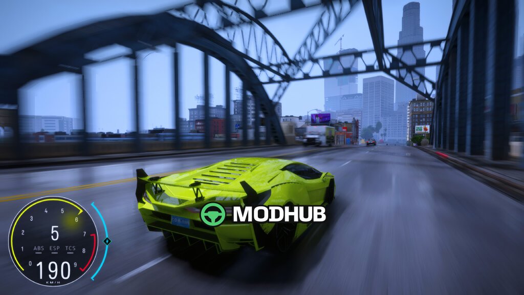 Motorfest Speedometer for GTA 5